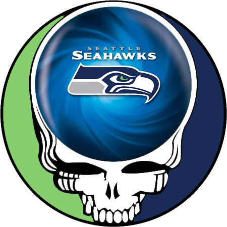 Seattle Seahawks skull logo DIY iron on transfer (heat transfer)